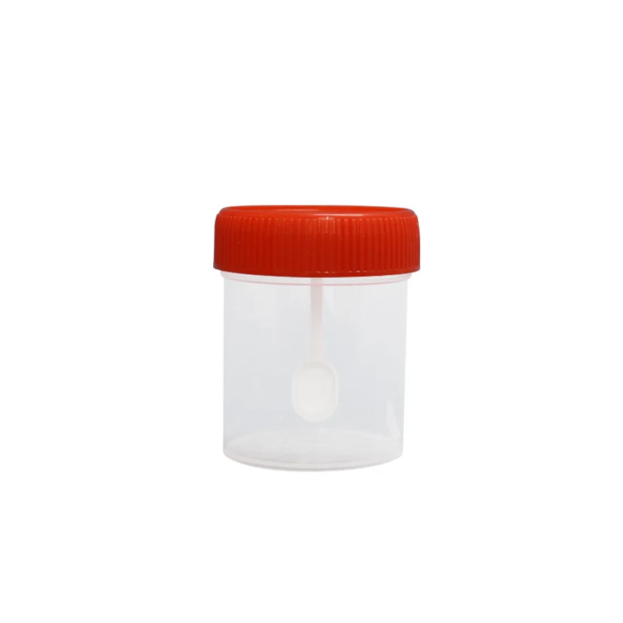 VIETNAM MANUFACTURER  Specimen  container with spoon 50ML for Hospital free tariff - M0262