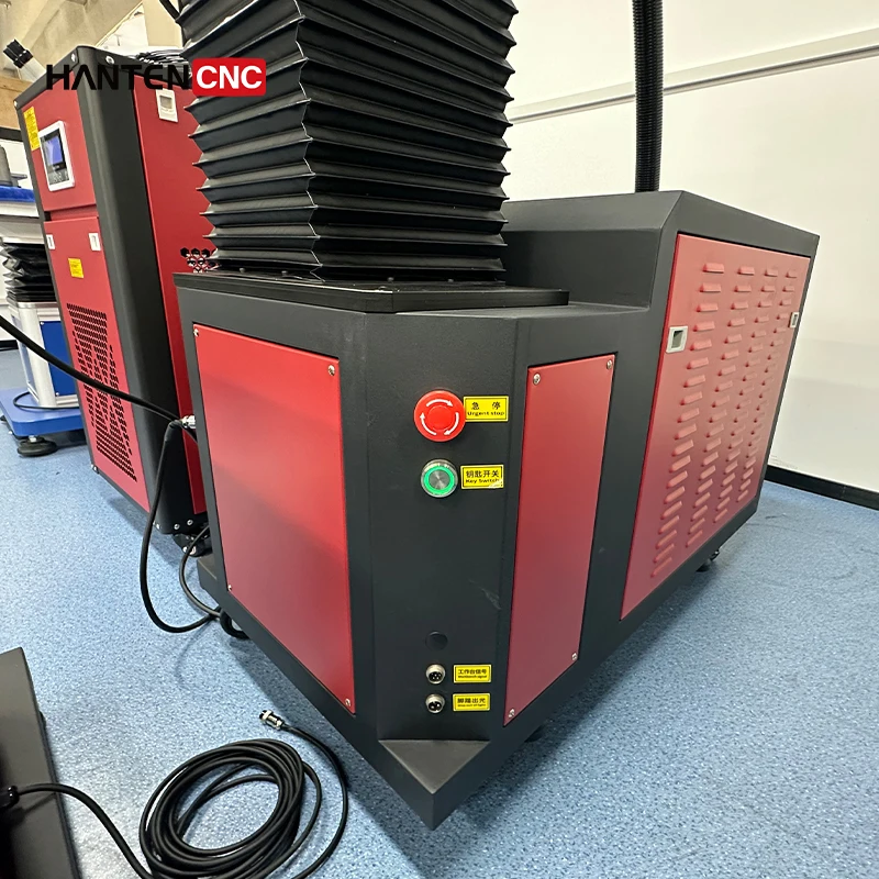 HANTENCNC 1000W 1500W 2000W Fiber Mold Laser Repair Machine Metal CNC Laser Welding Machine