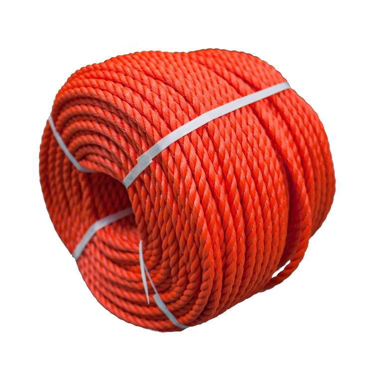 Virgin PP HDPE Nylon Polyethylene Braided Water Rope Twisted Safety Plastic for South American & Indian Markets