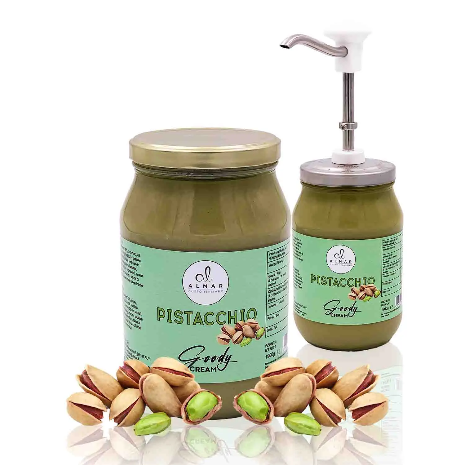 GOODY PISTACHIO CREAM FOR CROISSANTS WAFFLES AND CREPES GARNISH AND ENRICH BREAKFAST PISTACHIO CREAM