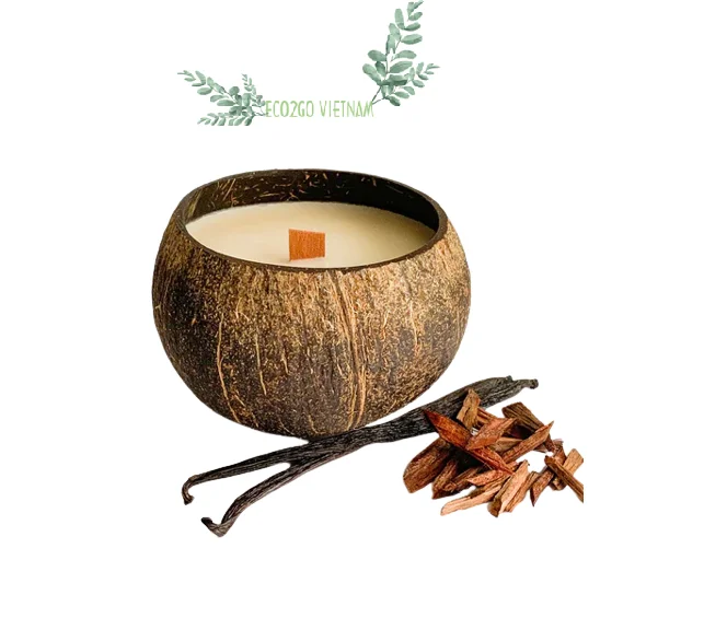 Coconut Candle Wax Coconut Shell Candle Scent Oil With Eco Friendly And Natural Material From Eco2go Vietnam