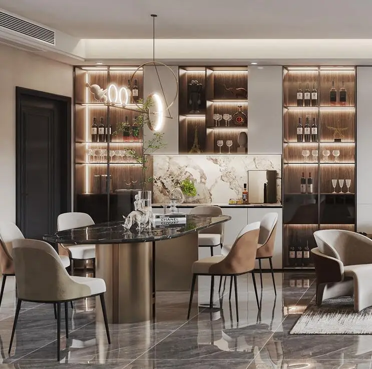 China Top Manufacture Supply Waterproof High Quality Kitchen Cabinet Modern for Old Kitchen Renovation Villa Apartment Kitchen