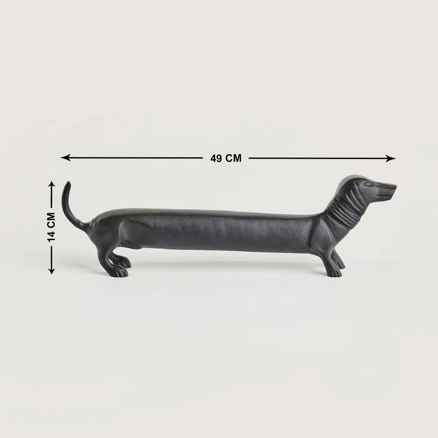 Aluminum Casting Metal Home Decorative dog Sculpture For Living Room Dining Room Bed Room Decorative