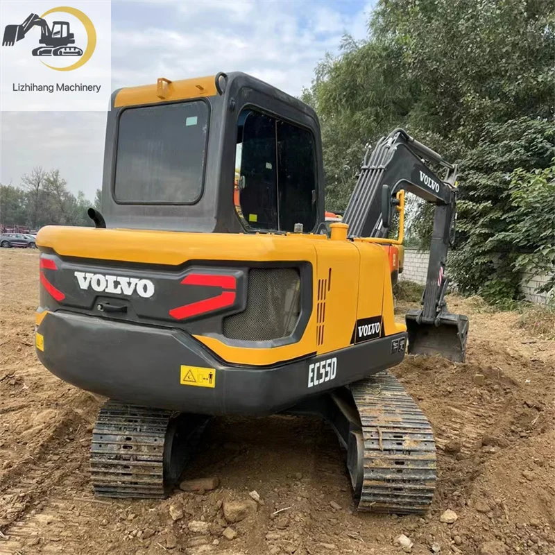 Original Used Volvo EC55D Excavator In Good Condition With High Quality For Sale