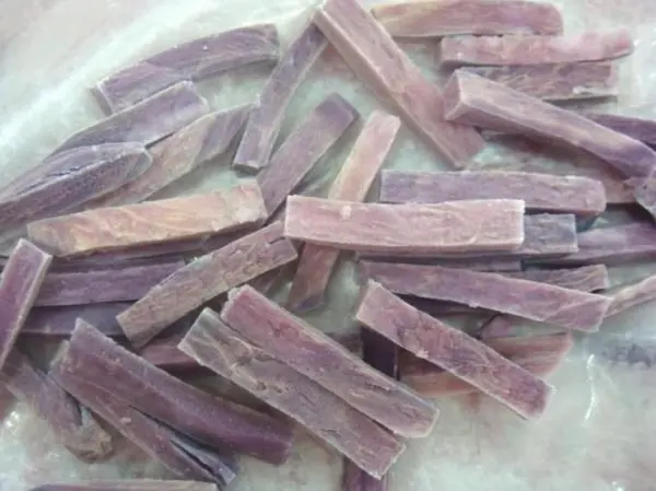 IQF Sweet Sliced Potato Frozen Boiled Sweet Potato Strip Viet Nam Frozen Sweet Potato Sticks