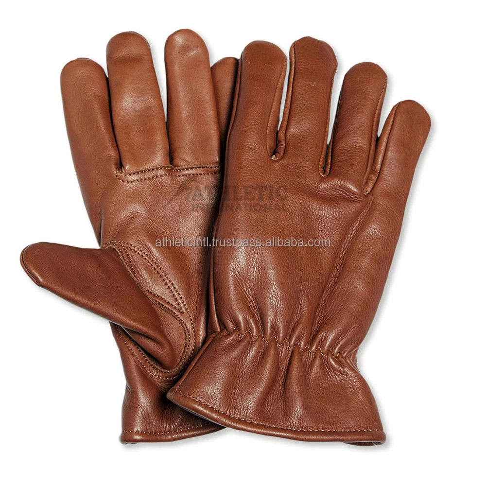 Very High Quality Tan Leather Custom Design Driving Gloves wholesale Pakistan