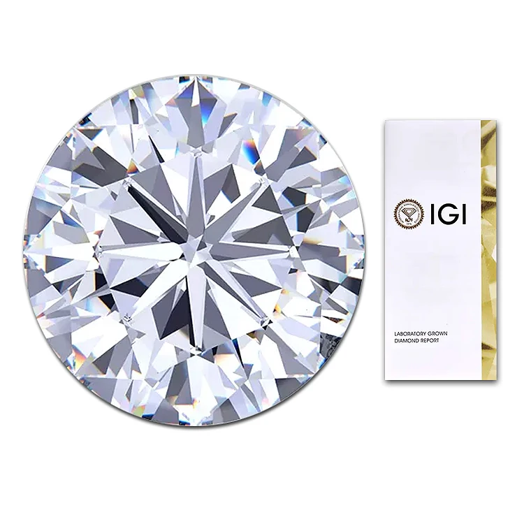 1 carat Lab Diamond IGI G/VS2 White Loose Round Shape Lab Grown Diamonds for Engagement Ring or Created Diamond Jewelry Making