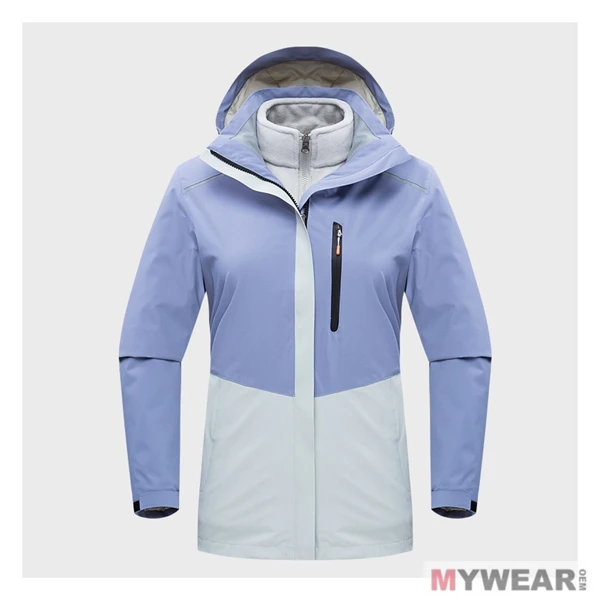 custom men waterproof knit jacket man outerwear snow white zips coats wear in office or casual life