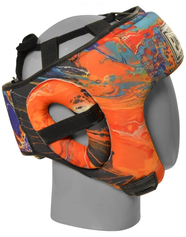 High Quality Boxing Gear Neoprene Head Guard with Leather PU and EVA Materials for Fitness Taekwondo Protection Washable