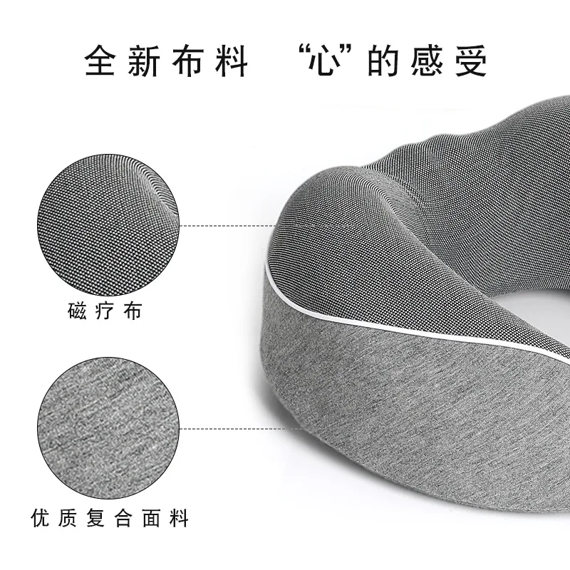 Breathable Cotton Memory Foam U Shape Cervical Neck Pillows for Travel High Quality Multicolor Cotton Fabric Opp Bag Packing