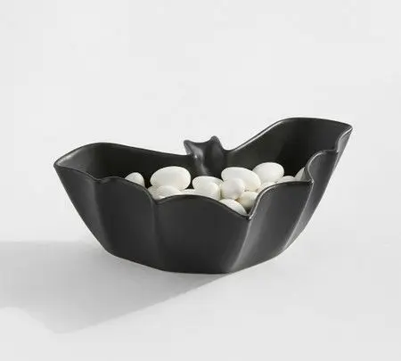 Metal Casting Round Bowl For Kitchenware serveware For Home Decorative Table Top Bulk Christmas Decoration HA1091 Black Antique