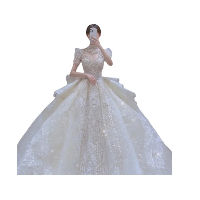 2024 Popular Styles ODM OEM Wedding Dresses Elegant Sexyprincess Wedding Dress