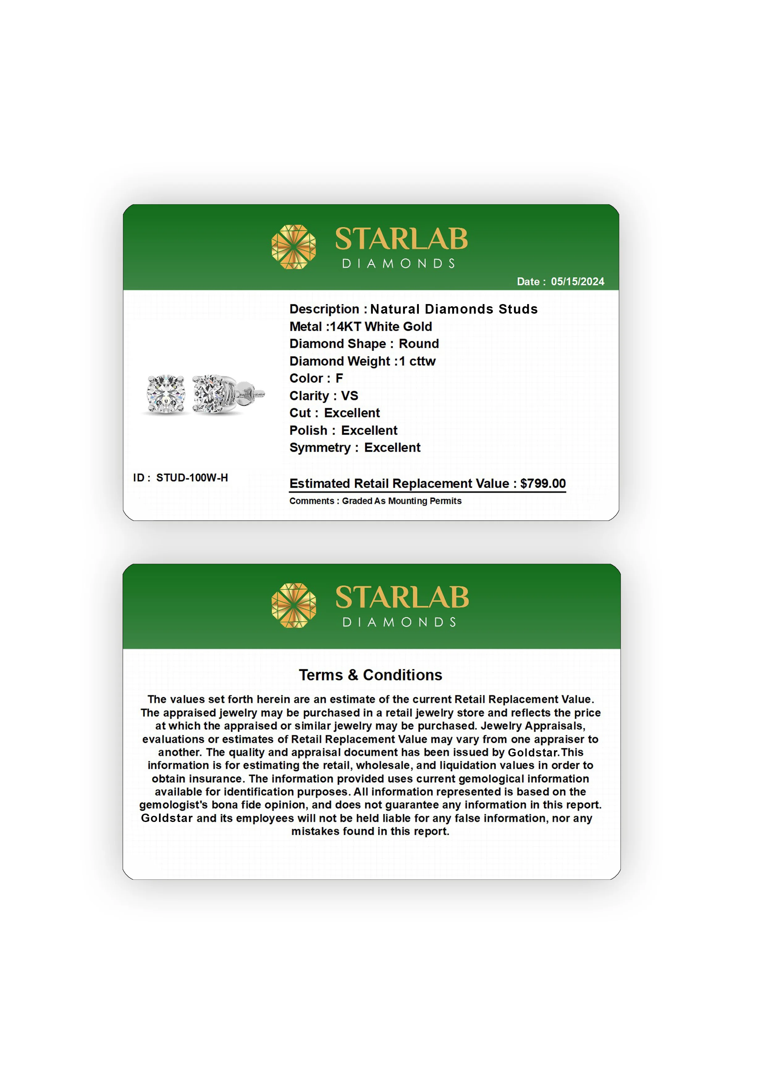 Christmas sale 14 ct Certified 100% Hallmarked High Quality  White Diamond Pendant & Charms at Wholesale Price