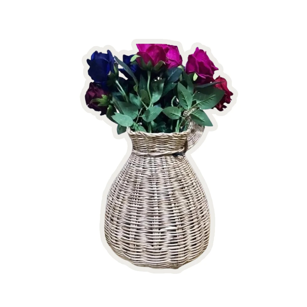 Ваза из ротанга, плетеная ваза для цветов, плетеная ваза для домашнего декора из Таиланда