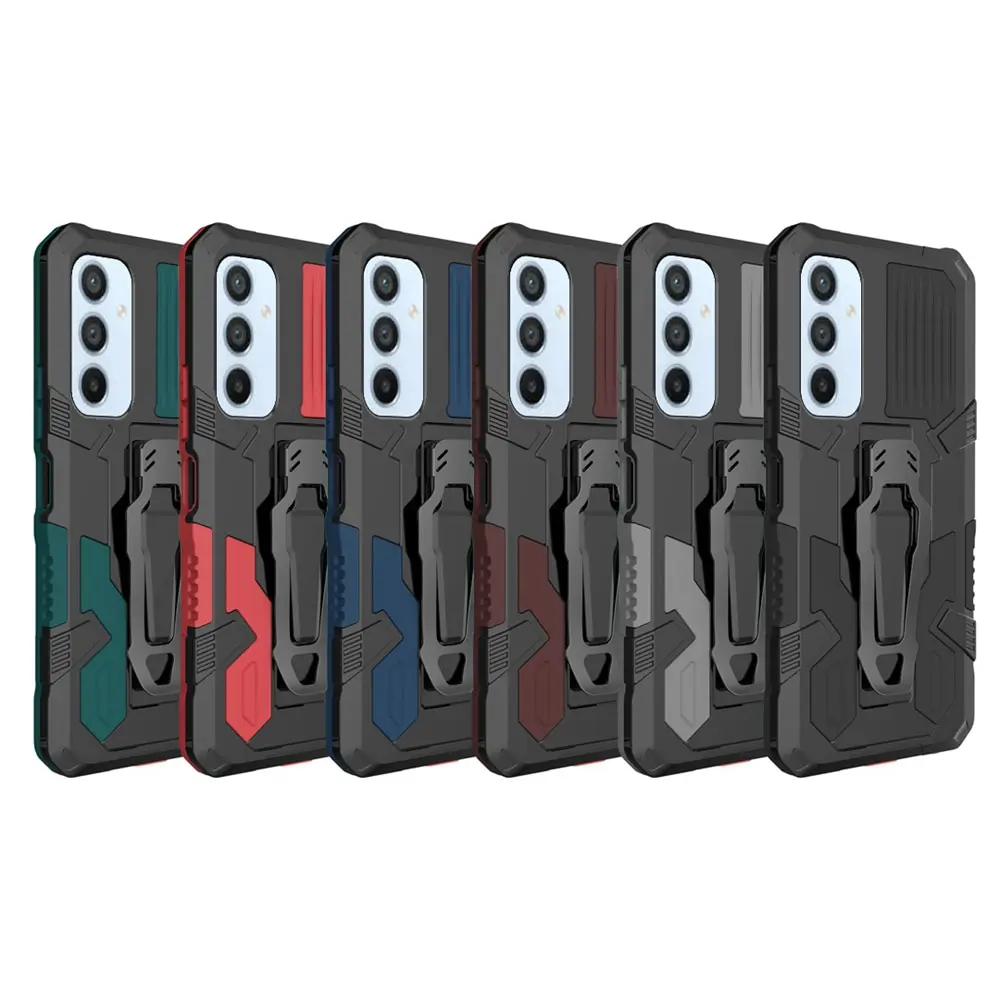 Outdoor Heavy Durty Shockproof 3 in 1 Case with Holder Kickstand for Samsung galaxy A24 A54 A34 A23 S24 S23 S22 S21 Plus A33 4G