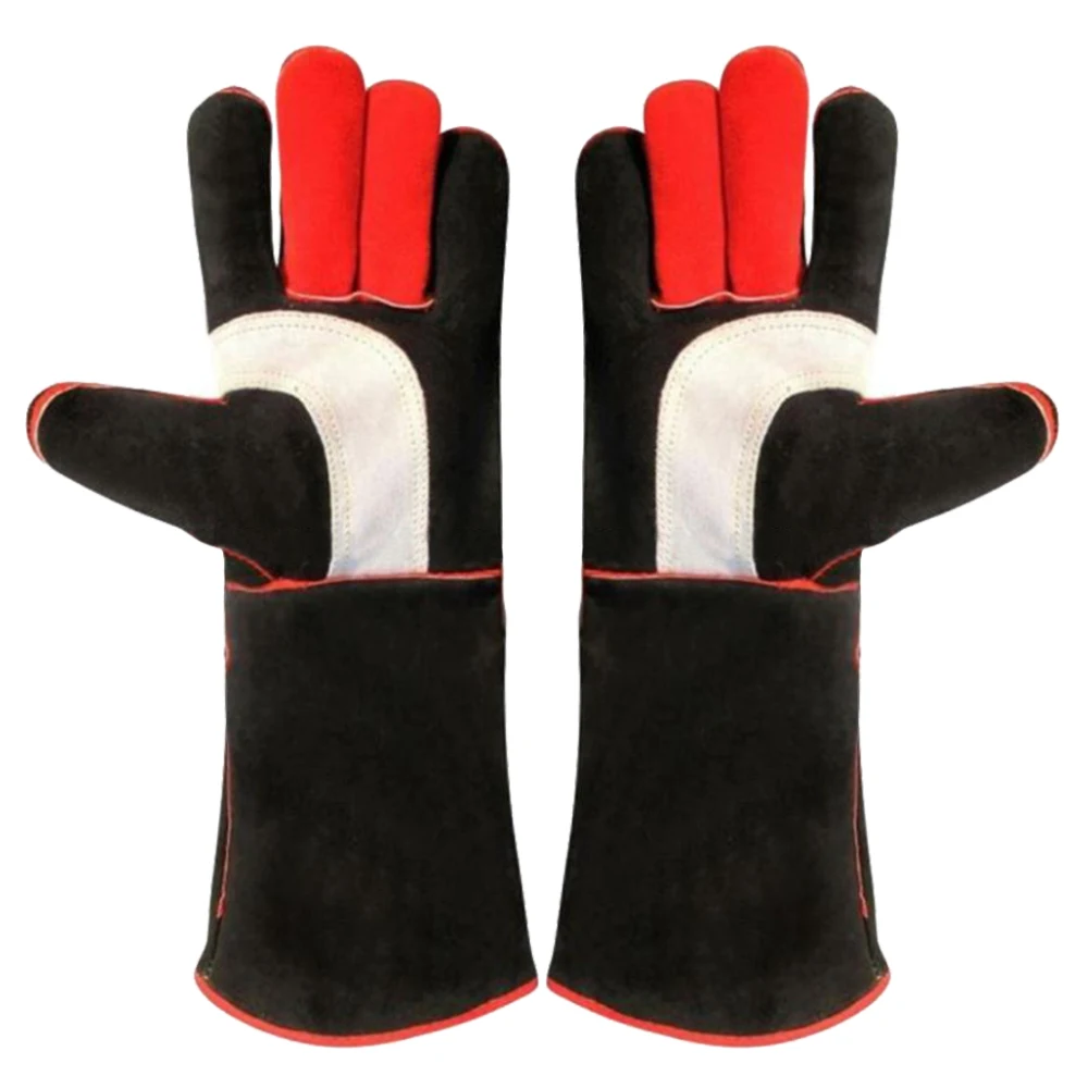 chemical resistant green nitrile gloves non slip flocklined work gloves, safety gloves for oil grease and industry uses
