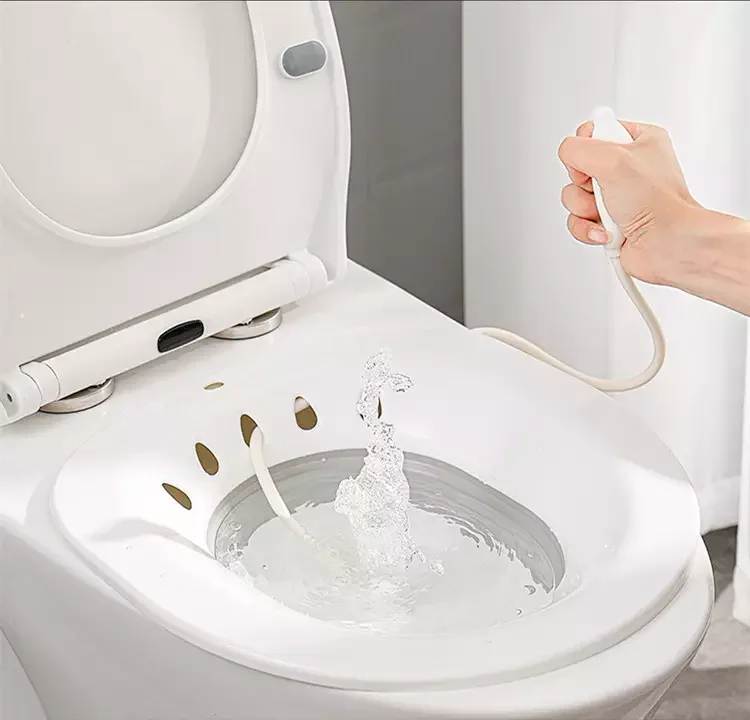 Feminine Hip Bath Fits toilet bidet  Sitz Bath Portal Vaginal Steaming Seat Bedpan