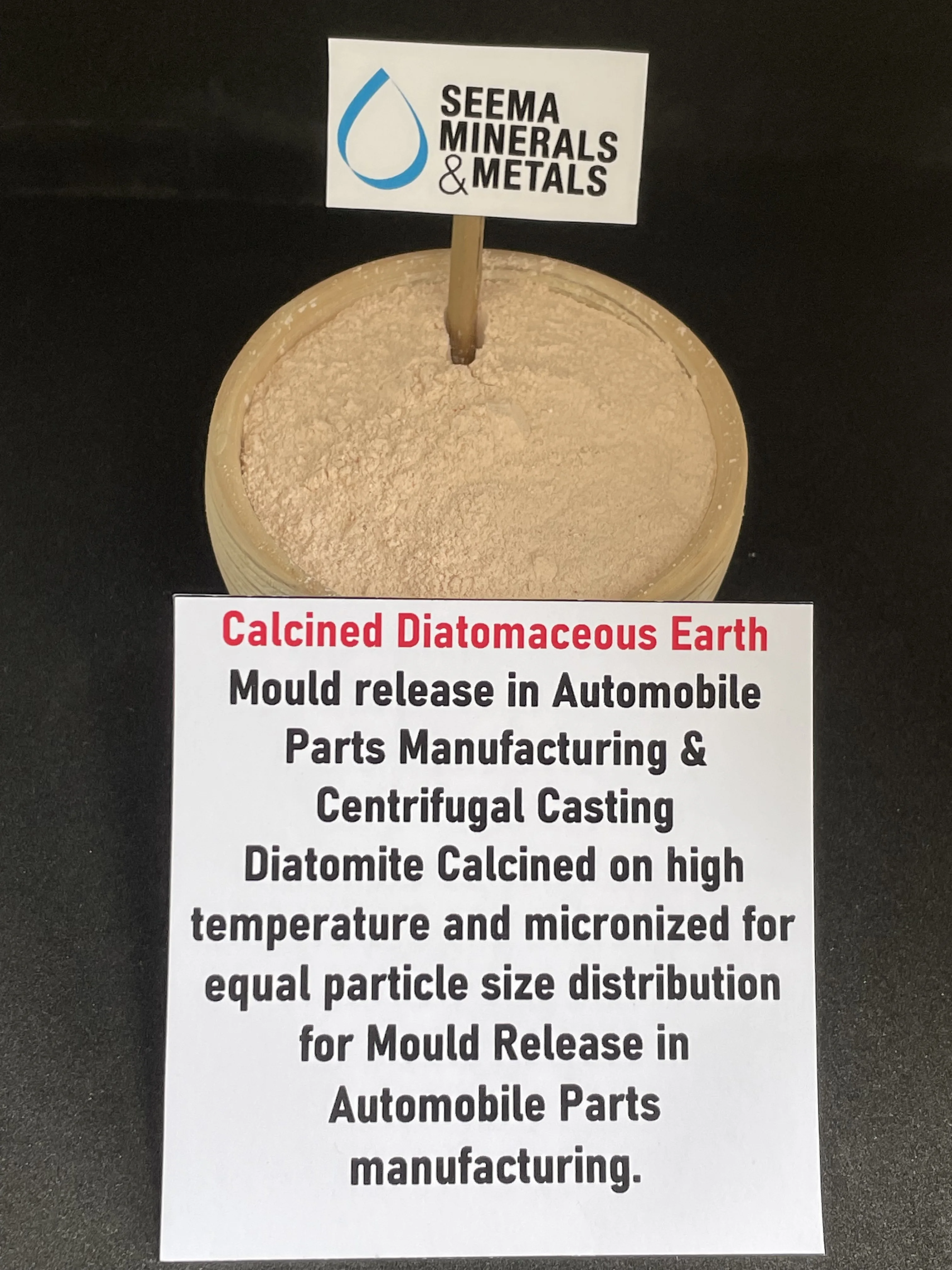 Calcined Diatomaceous Earth (Kieselguhr) Powder for Mould Release Centrifugal Casting