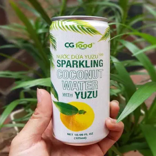 Healthy Coconut Water With Yuzu Puro Coco Drinks Wholesale Price Refreshing Drink Coconut Water High Quality For Sale