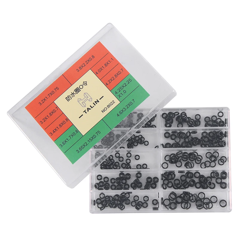 10 Sizes Mini Rubber Watch Waterproof O-ring Watch Crown O-ring Seals Watch Repair Accessories Tools