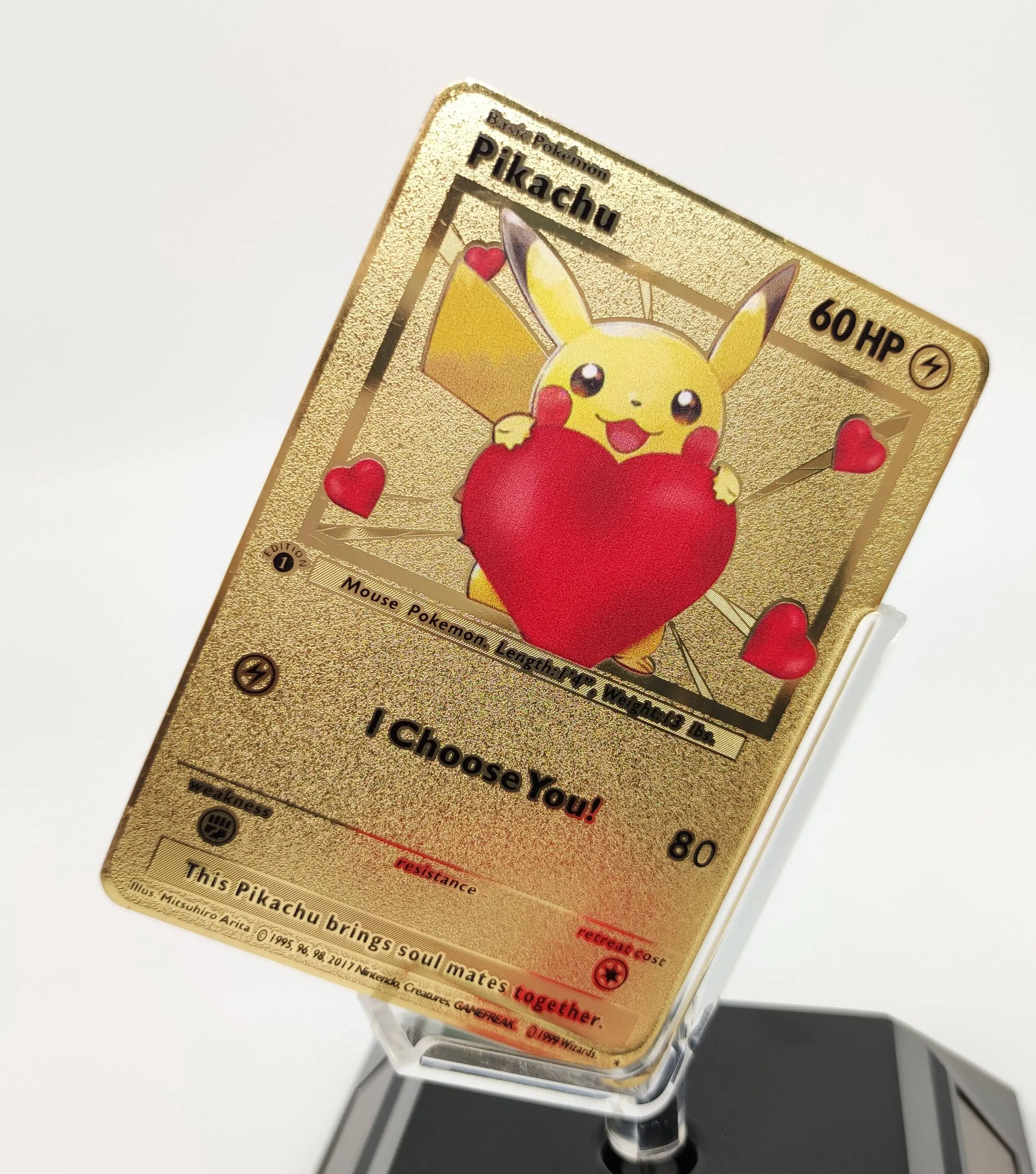 2023 Hot sale Poke mone metal cards Pocket Monster cards anime characters series poke-mon Playing Cards for kid gift