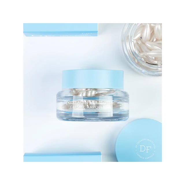 DF Collagen Multi-Vita Capsule Ampoule (30 Pieces) Vegetable Oil base Easy to open capsule skin care beauty