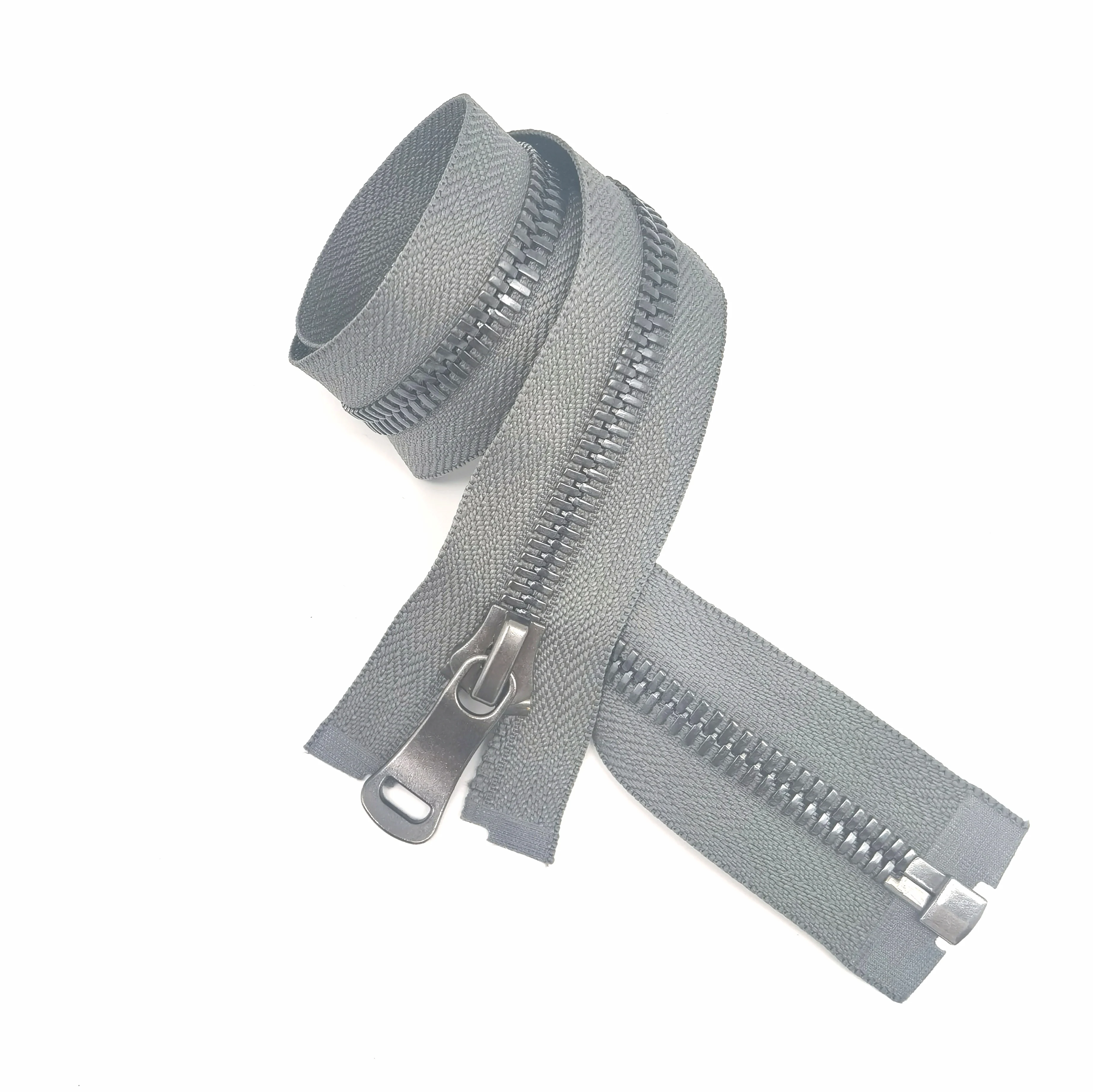 OEKO-TEX металлическая застежка-молния блестящий пистолет кукурузными зубами Автоматическая блокировка открытого