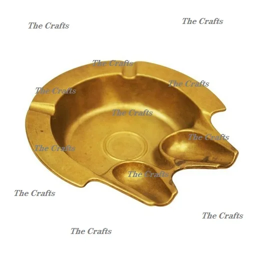 Superior Quality Smoking Accessories Ash Tray Tobacco Tray In Solid Brass Gold Color Handmade Tobacco Tray
