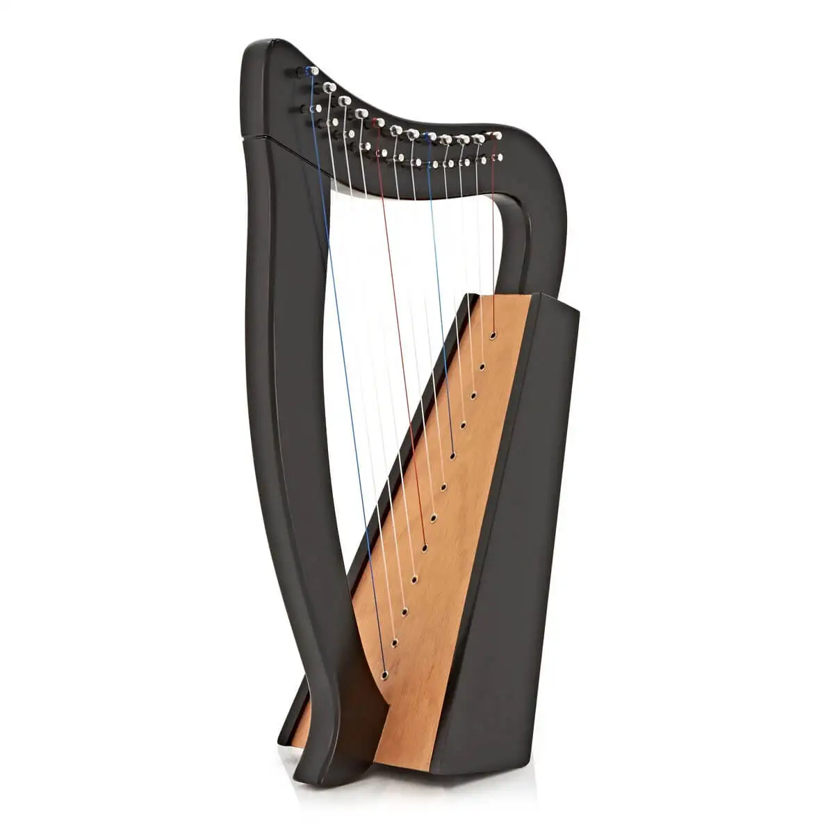 Solid Wood 12-String Harp Musical Instrument Accessory