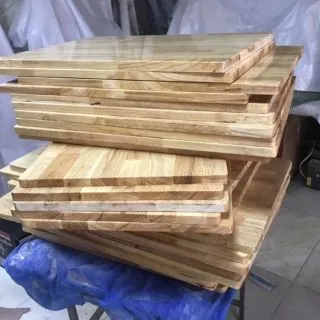Certified Factory sales high-quality rubber wood finger joint board rubber wood core veneer rubber wood