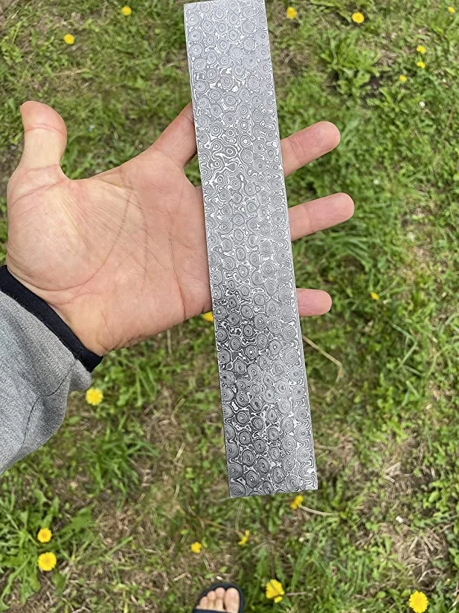 Top Quality Custom Handmade Damascus Blank Billet  Hand Forged  Damascus steel Blank Billet For Making Knives