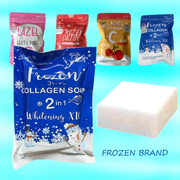 Frozen  Whitening Soap wholesale cheap price  Toilet whitening body soap  bar soap made in Thailand