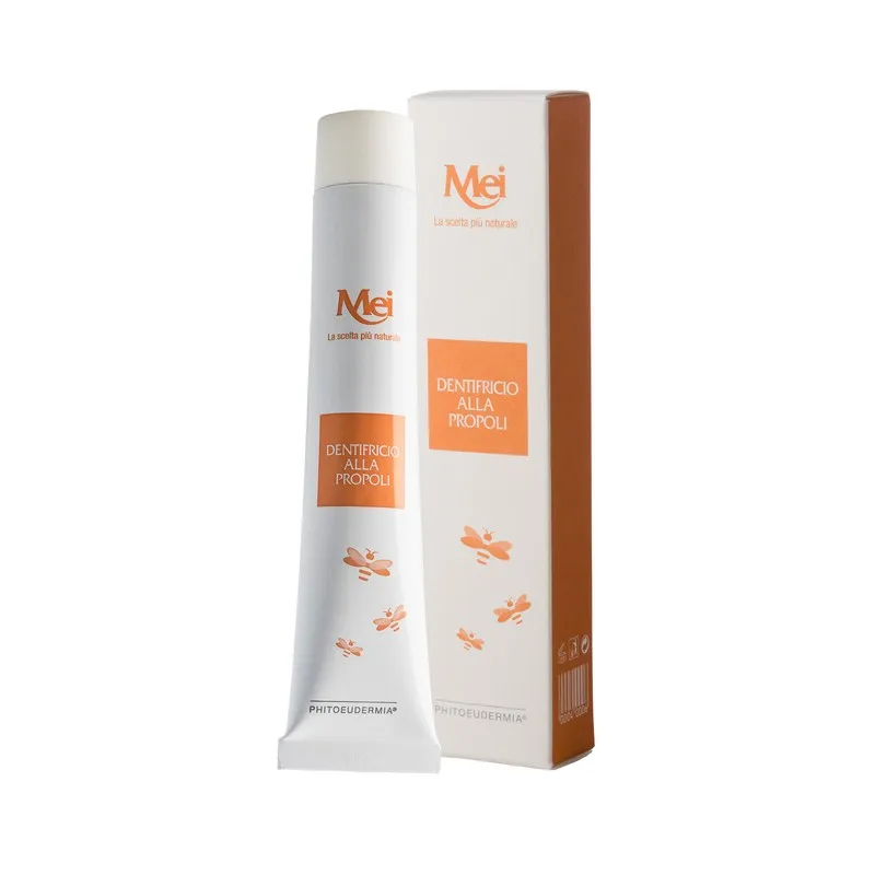 Natural toothpaste with propolis, clay, mint and sage without surfactants and preservatives suitable for children