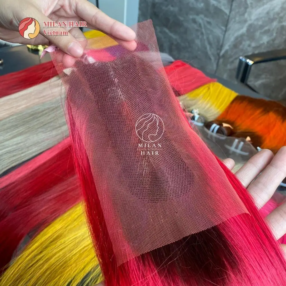 Wholesale virgin human hair extension wig human hair 2x613x6 lace front double debone straight cuticle lace frontal