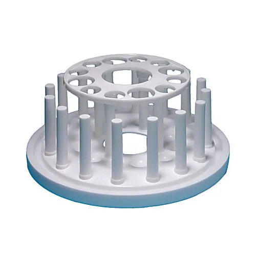 Подставка для пробирок из полипропилена (круглая) удобная, компактная, экономия места и автоклавная, легкая сборка