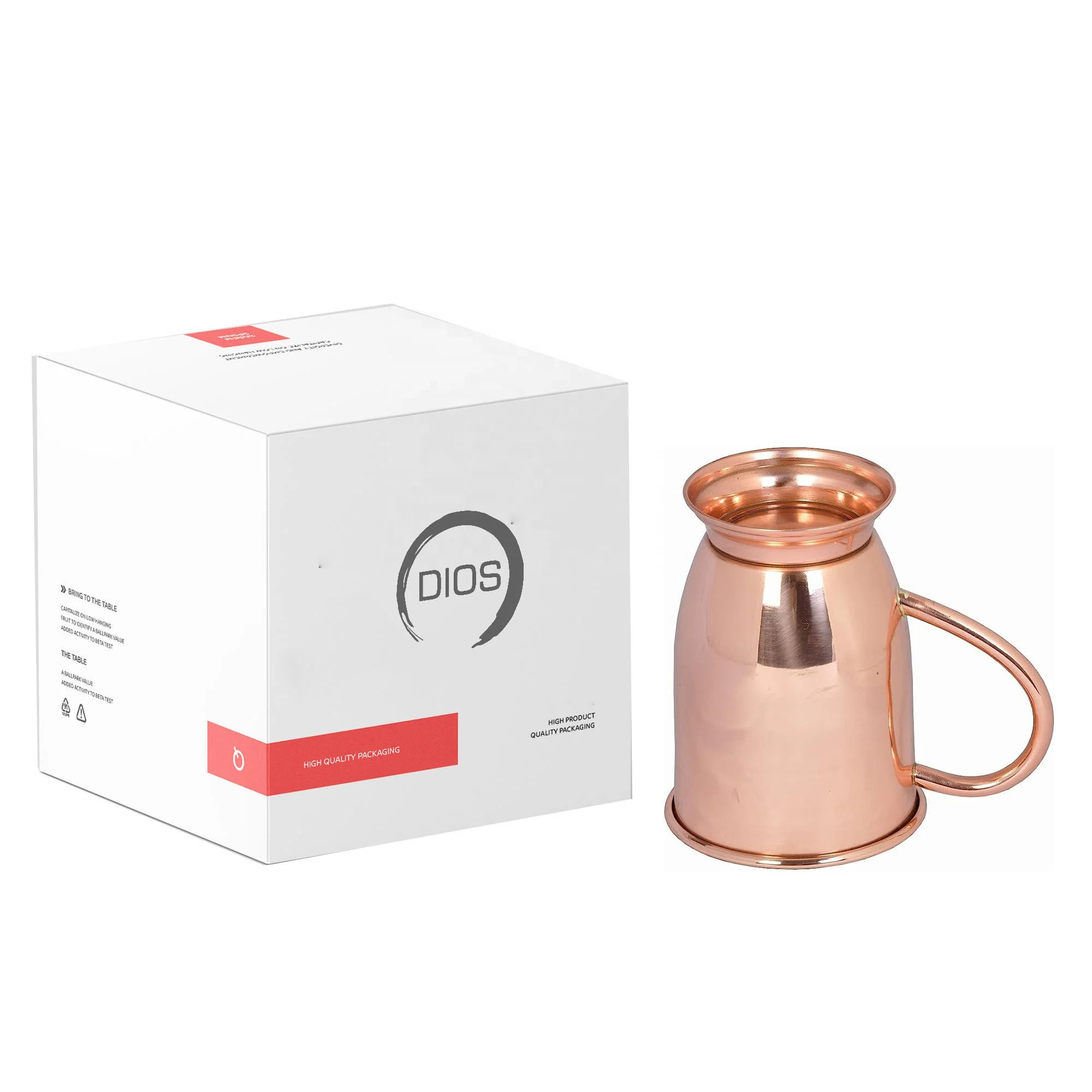MANUFACTURER MOSCOW MULE COPPER HANDLE MUG-18 OZ