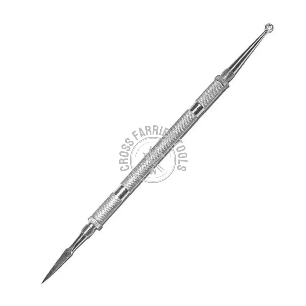 Custom Stainless Steel Lancet Extractor for Face Skin Care Blackhead & Whitehead Acne Spot Remover Tool Kit Black & White