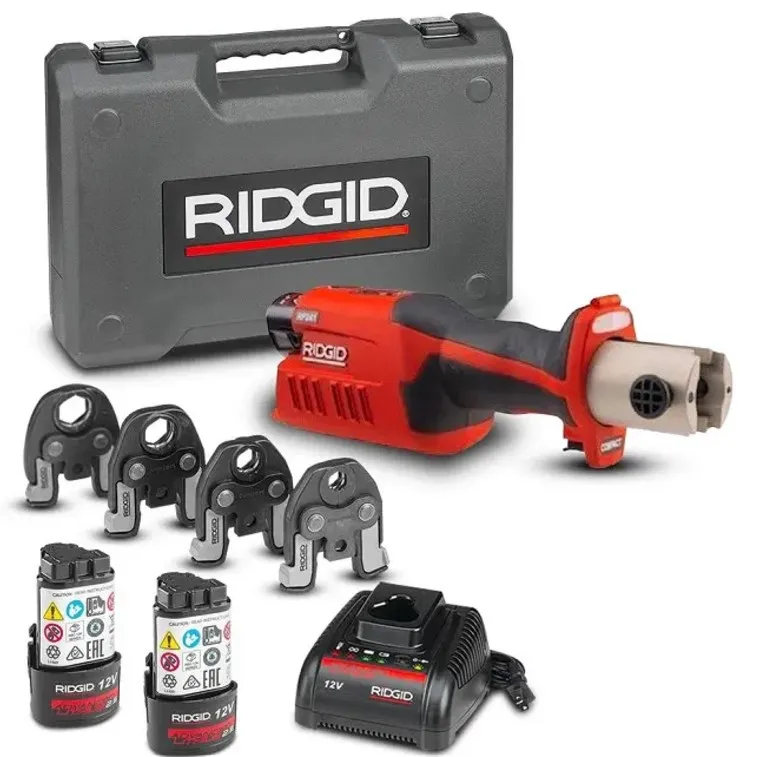 Новинка набор инструментов для мини-прессования Ridgids Rp 115 с губками Pureflow 1_2-3_4