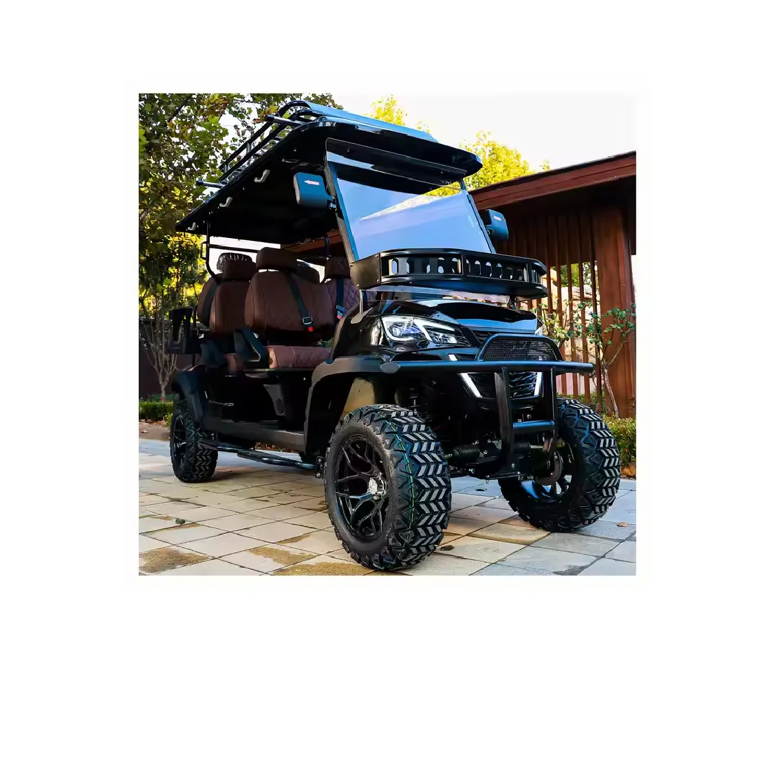 Brand new 72V 7.5KW AC Motor Hunting Electric Golf Carts Car Buggies With DOT Lithium Battery For sale