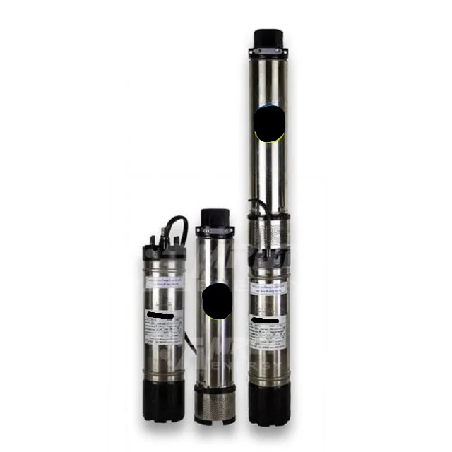 Hot Sale high quality 3 hp 4 inch DC  SS 304 stainless steel Solar submersible water pump
