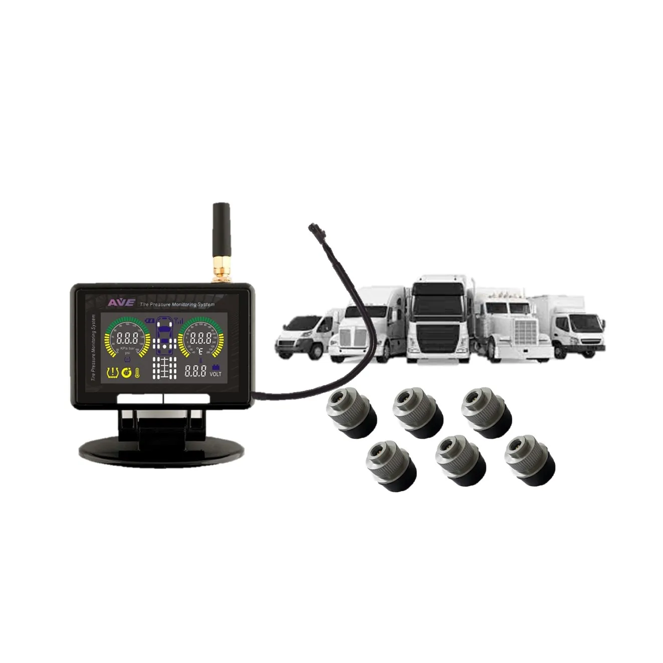 Automatic Trailer Swap/ Change Trailers TPMS for Truck Tractor Trailer 18 - 22 wheels