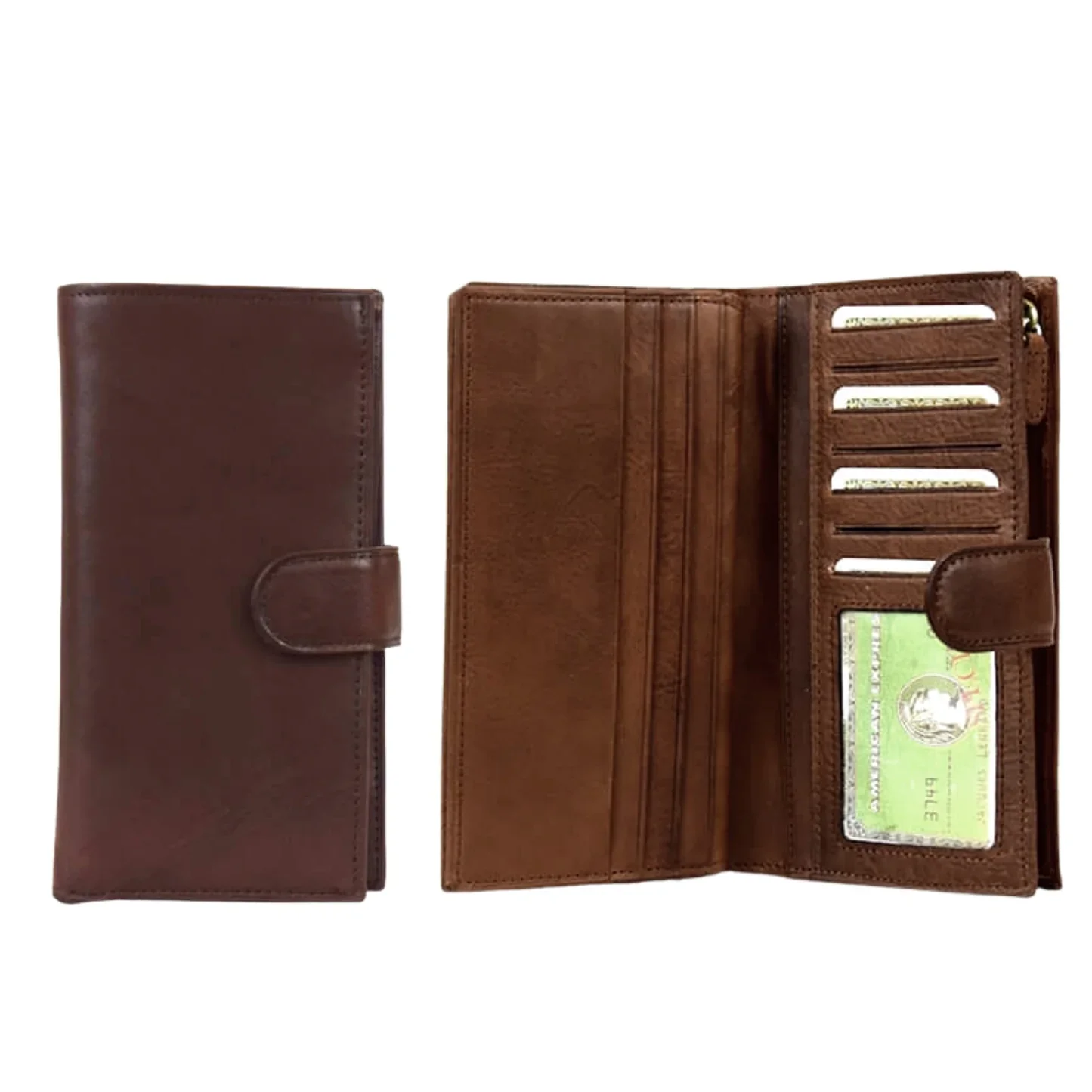 Leather Wireless Charging Travel Wallet with Power Bank Phone Holder Case IPhone Samsung Purse customized logo color