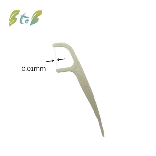 Biodegradable Dental Floss Stick bioplastic toothbrush