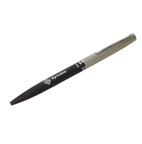 Huge Demand Customizable Black Gray Metal Pen for Corporate Gifting School and Stationery Supplies Simple and Attractive Look