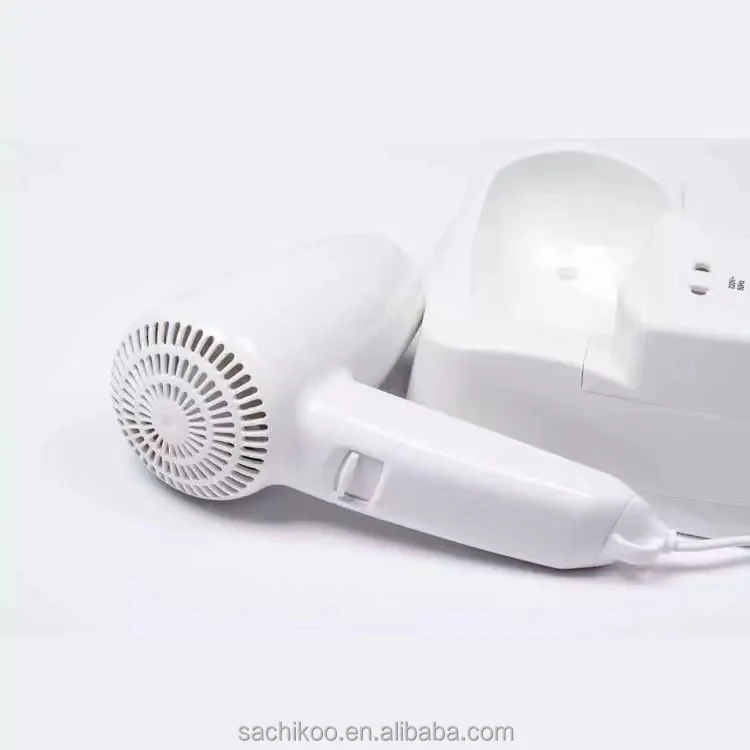 Настенный фен для волос с гнездом для бритья