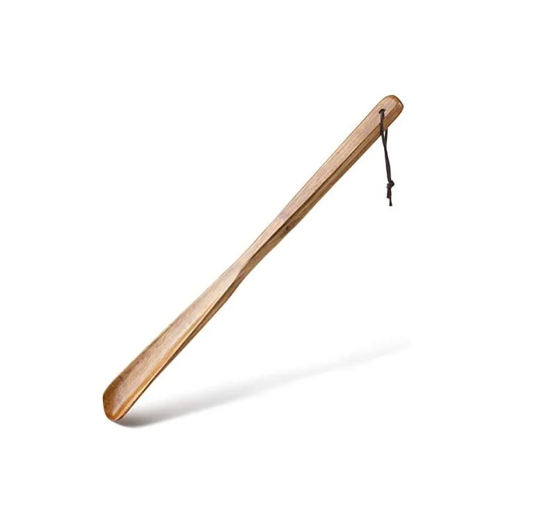 Hot Sale Wood Shoes And Accessories Solid Wood Horn Shoe Lifter High Polished New Style Wood Shoe Horn Modern Design