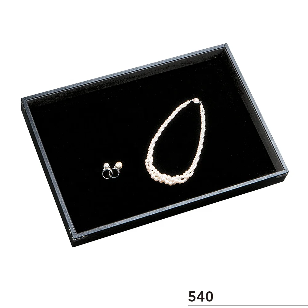 Japanese Velvet Suede Custom Stackable Luxury Ring Jewellery Tray Display