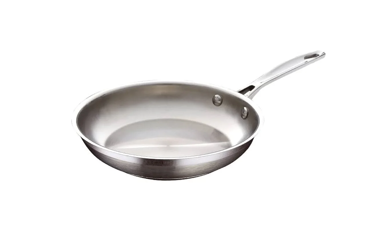 Food Grade Stainless Steel Frying pan With Customized Shape With Handle for Cooking Pot Fry Pan For Gas Stove Induction