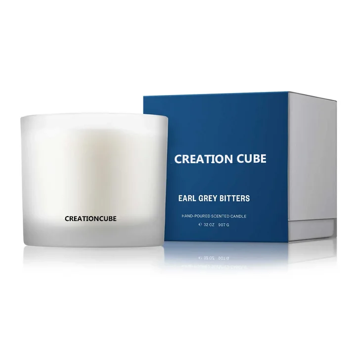 custom logo packaging OEM ODM wholesale luxury  in bulk buy private label  in glass jar soy wax scented candles gift set