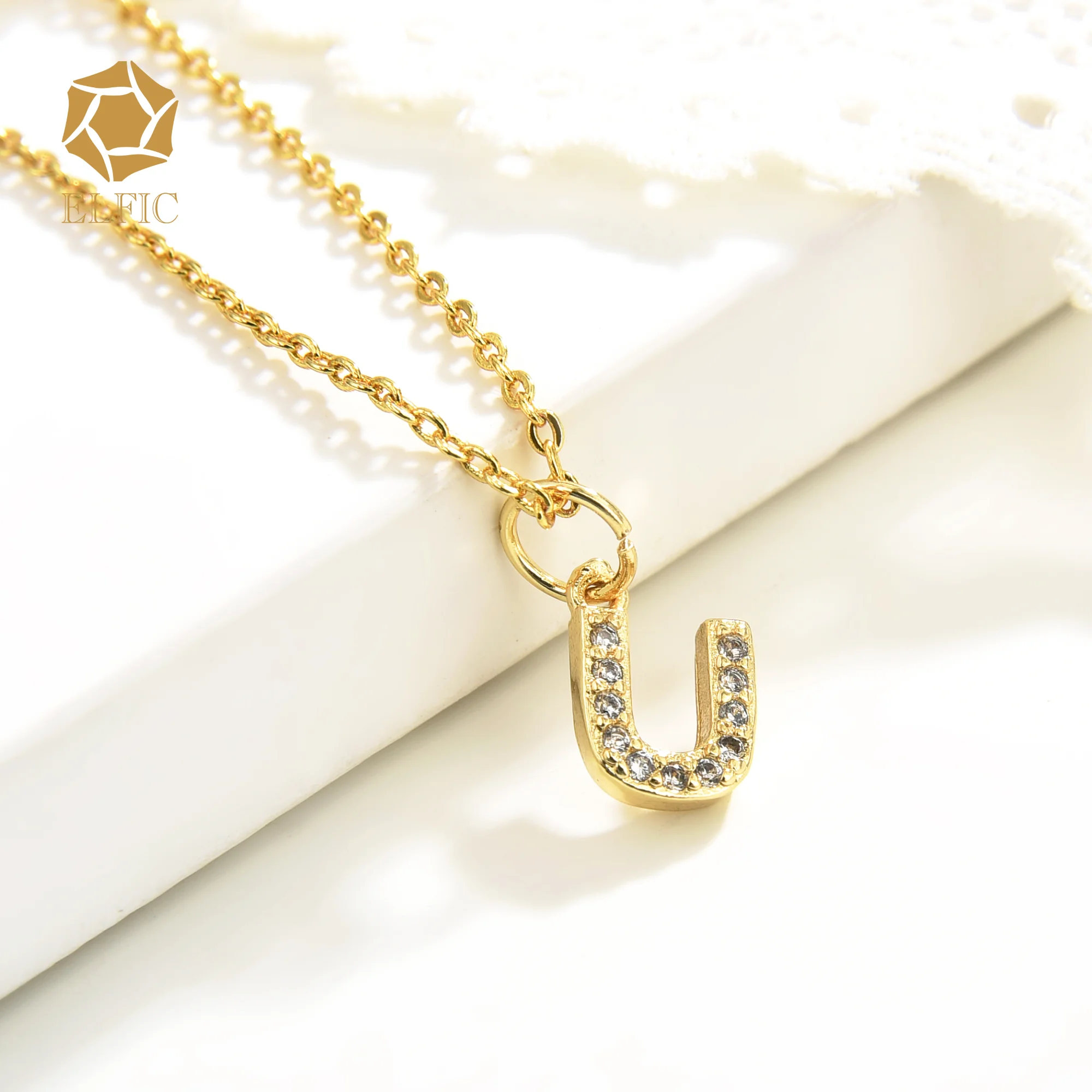 Elfic jewelry fashion jewelry bracelets & bangles bracelet woman stainless steel necklace centenary pendant